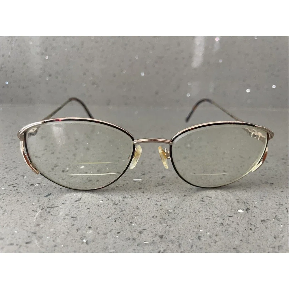MO Claudette Demi Amber Eyeglasses Frames ONLY 54-18-135 Optical tortoise